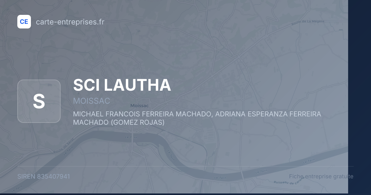 SCI LAUTHA — 835407941 — fiche entreprise