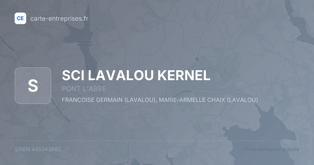 SCI LAVALOU KERNEL — 445043862 — fiche entreprise