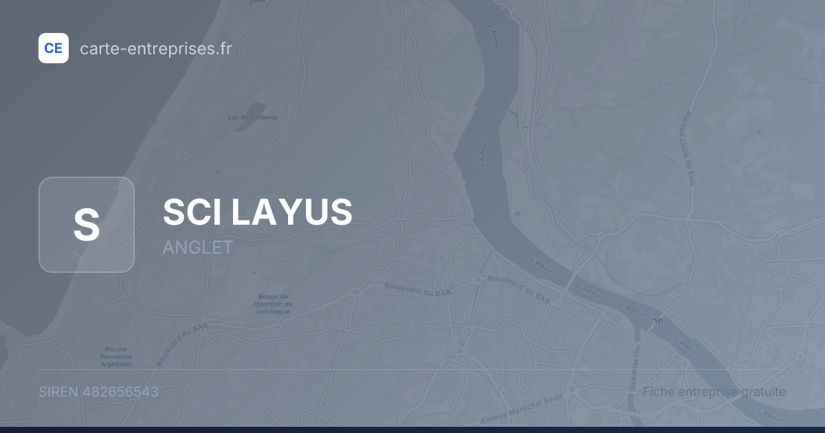 SCI LAYUS — 482656543 — fiche entreprise