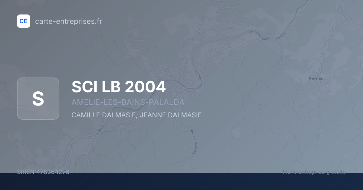 SCI LB 2004 — 478364276 — fiche entreprise