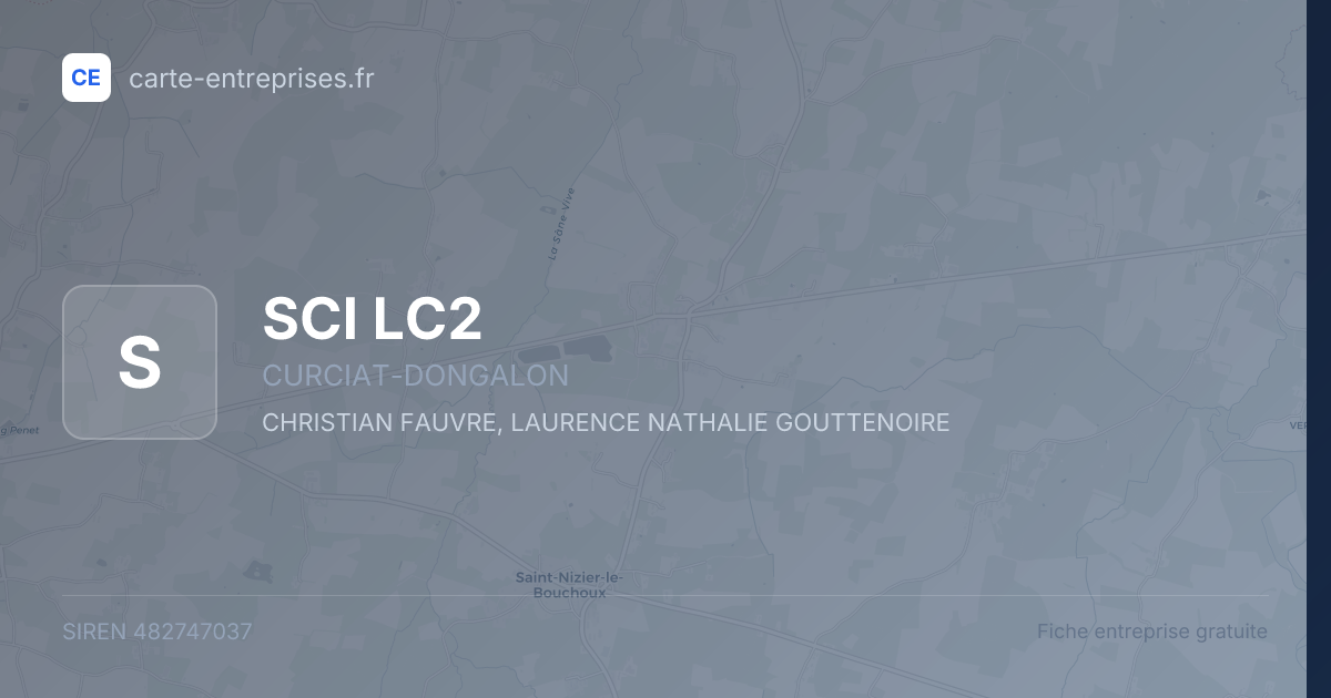 SCI LC2 — 482747037 — fiche entreprise