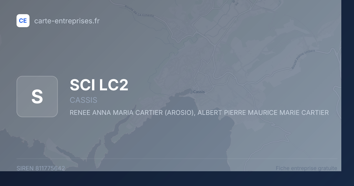 SCI LC2 — 811775642 — fiche entreprise