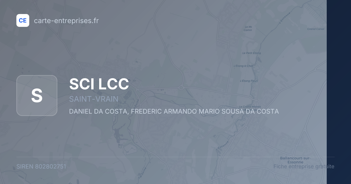 SCI LCC — 802802751 — fiche entreprise