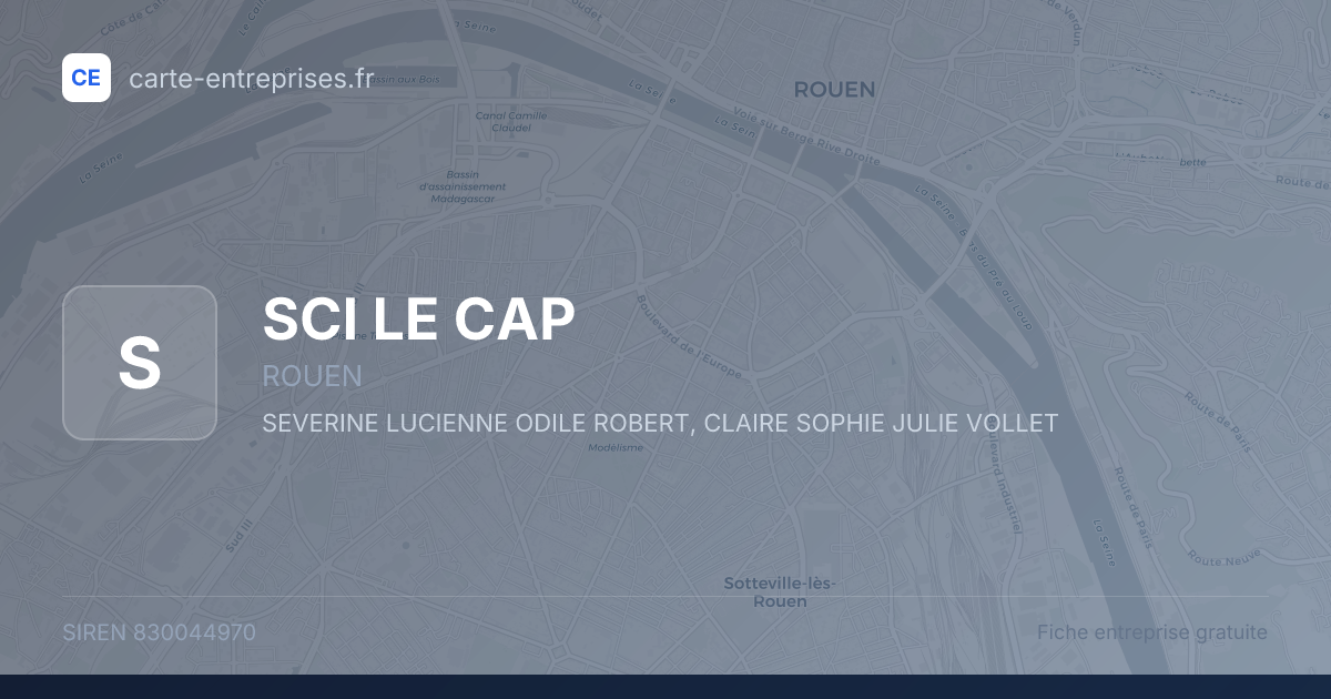 SCI LE CAP — 830044970 — fiche entreprise