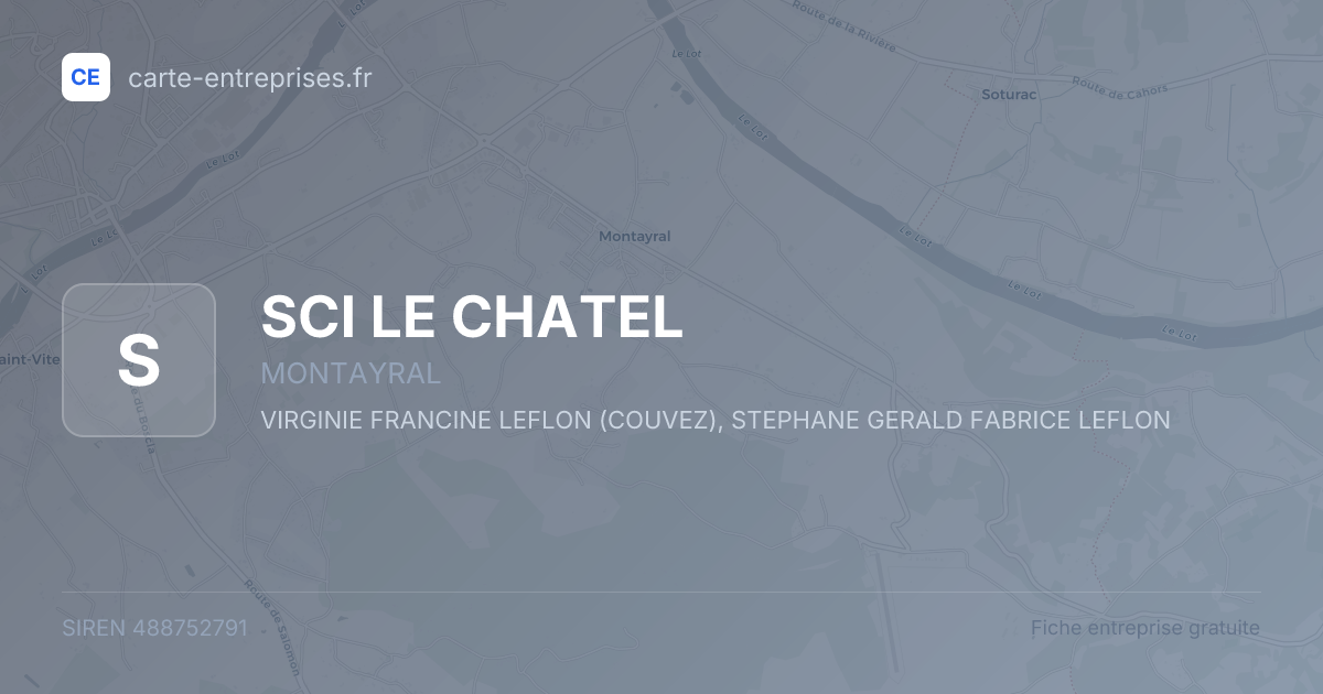 SCI LE CHATEL — 488752791 — fiche entreprise