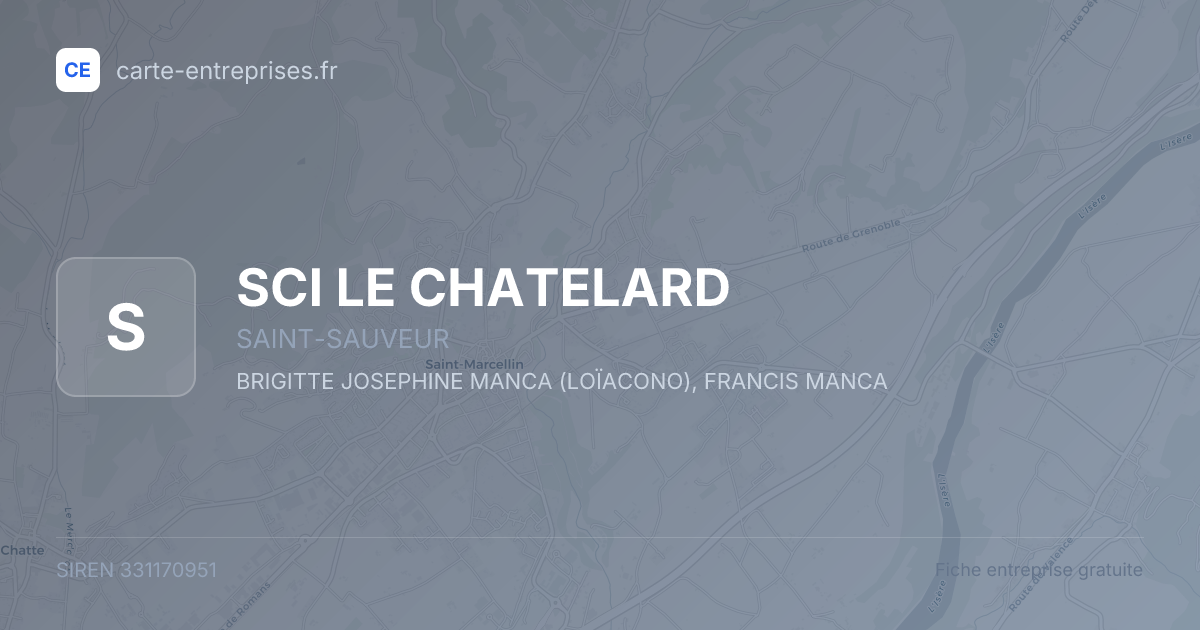 SCI LE CHATELARD — 331170951 — fiche entreprise