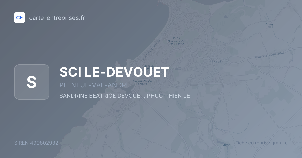 SCI LE-DEVOUET — 499802932 — fiche entreprise