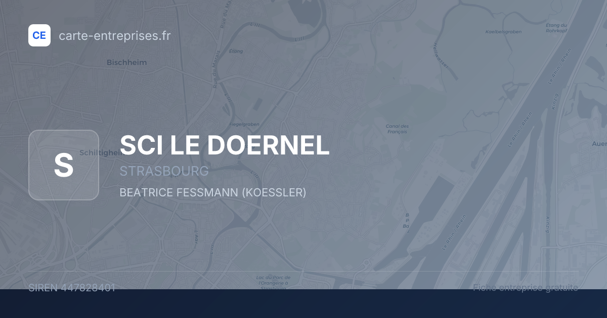 SCI LE DOERNEL — 447828401 — fiche entreprise