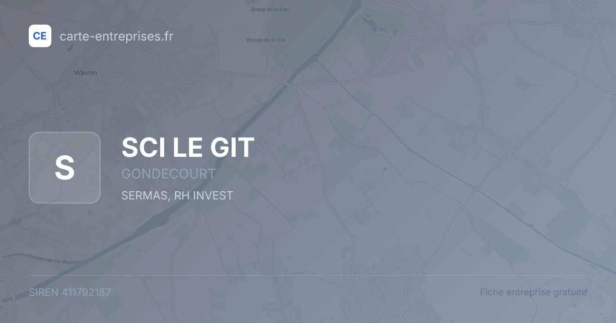 SCI LE GIT — 411792187 — fiche entreprise