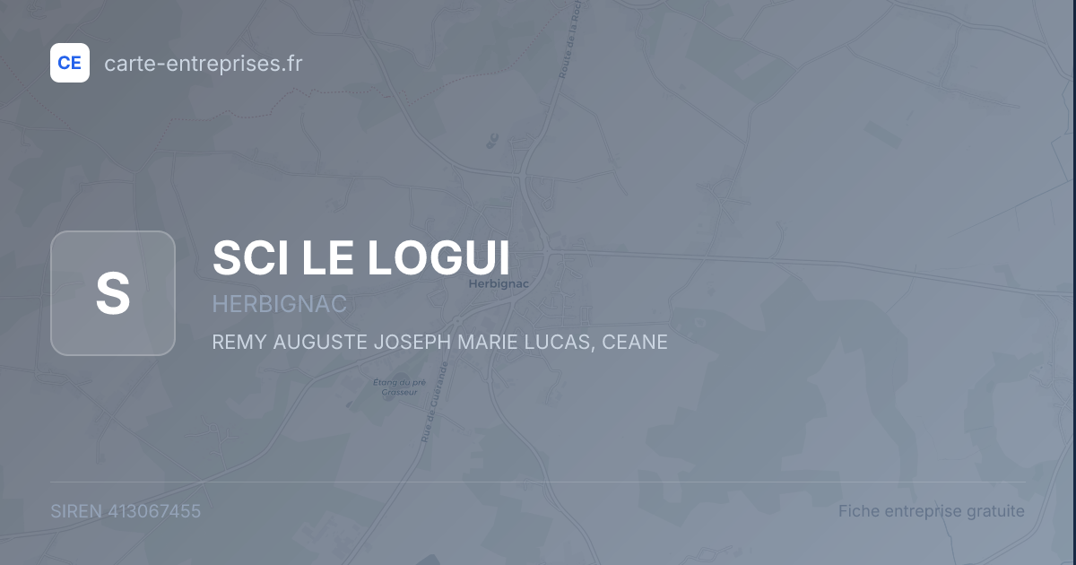 SCI LE LOGUI — 413067455 — fiche entreprise