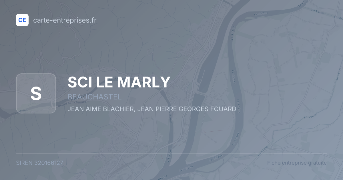 SCI LE MARLY — 320166127 — fiche entreprise
