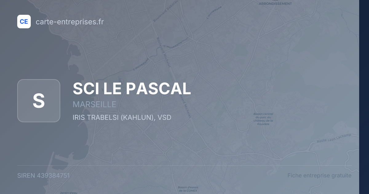 SCI LE PASCAL — 439384751 — fiche entreprise