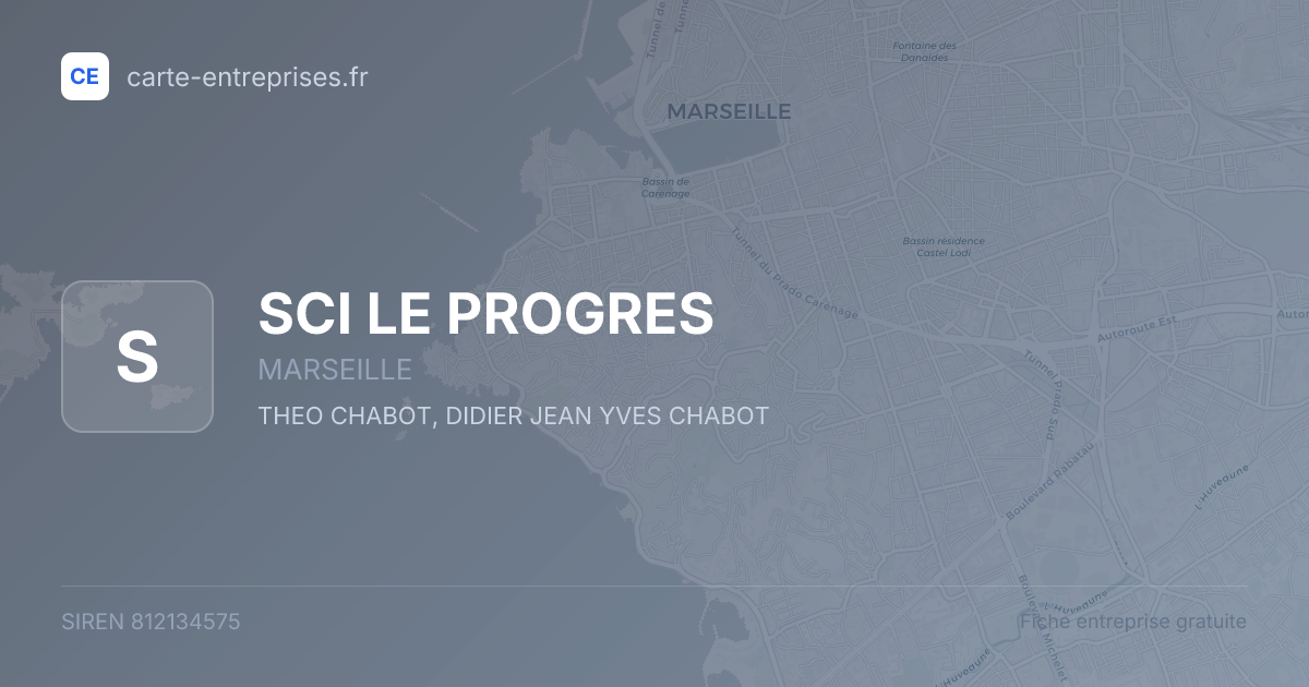 SCI LE PROGRES — 812134575 — fiche entreprise