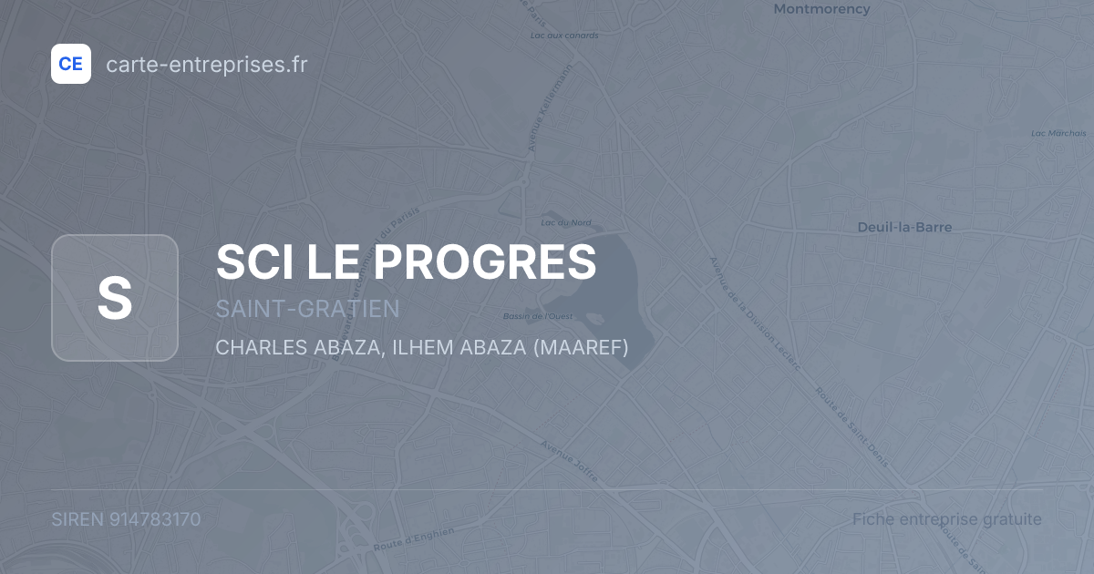 SCI LE PROGRES — 914783170 — fiche entreprise