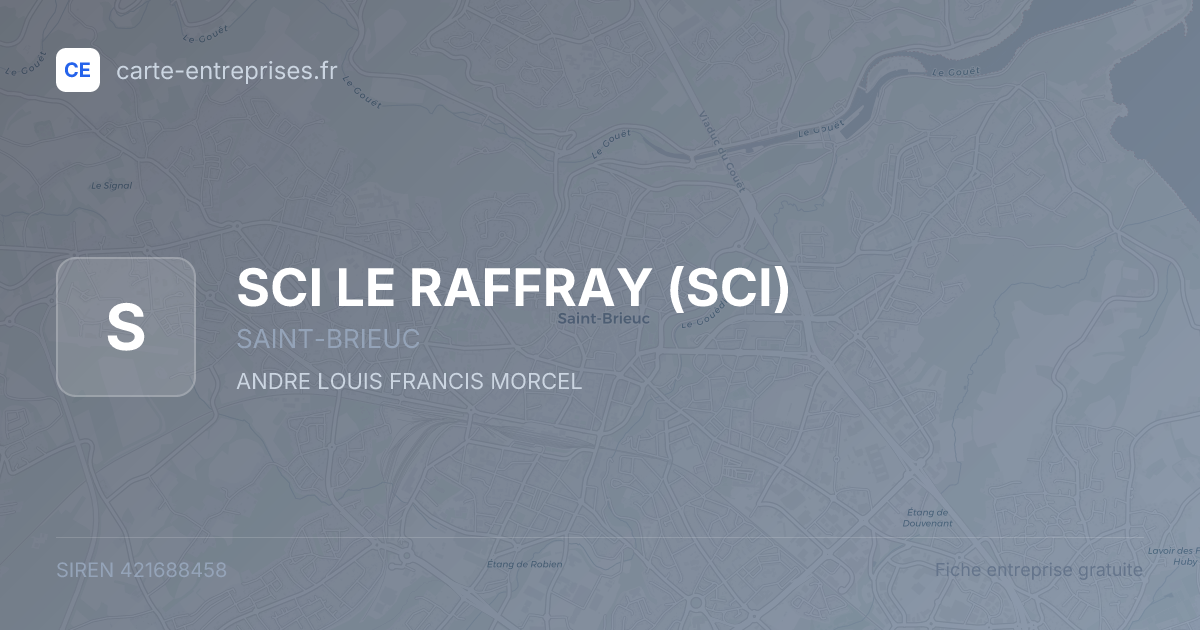 SCI LE RAFFRAY (SCI) — 421688458 — fiche entreprise
