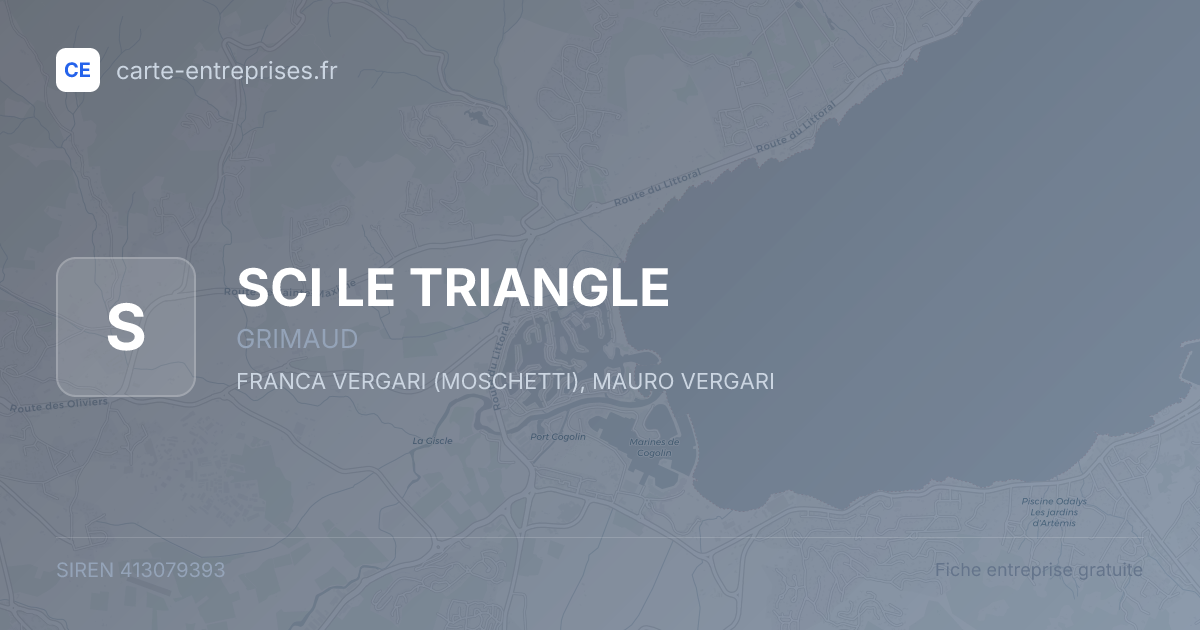 SCI LE TRIANGLE — 413079393 — fiche entreprise