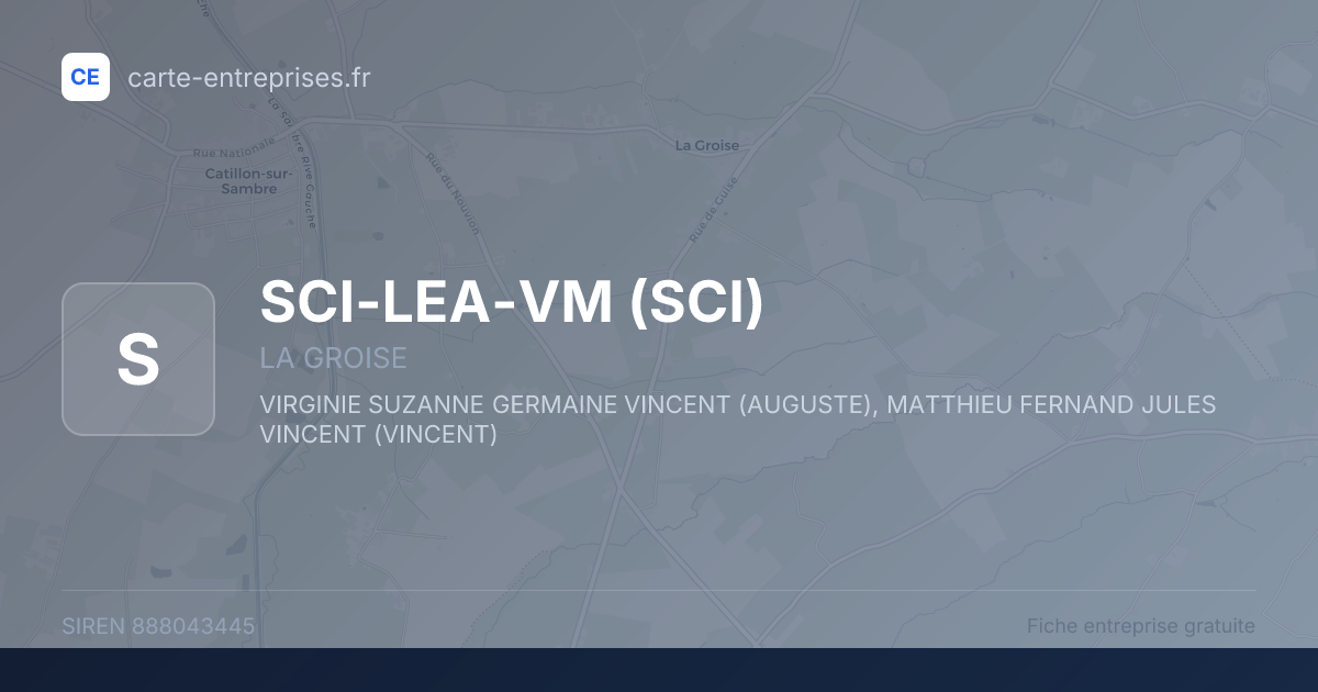 SCI-LEA-VM (SCI) — 888043445 — fiche entreprise
