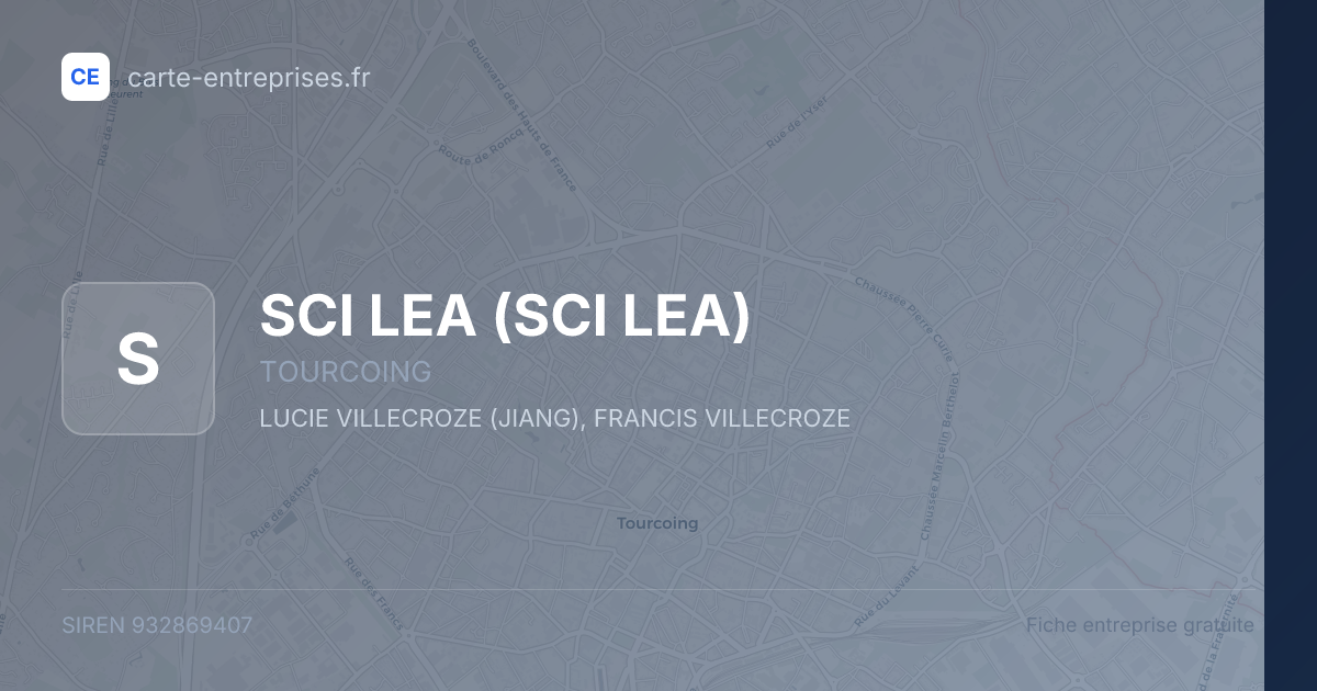 SCI LEA — 932869407 — fiche entreprise