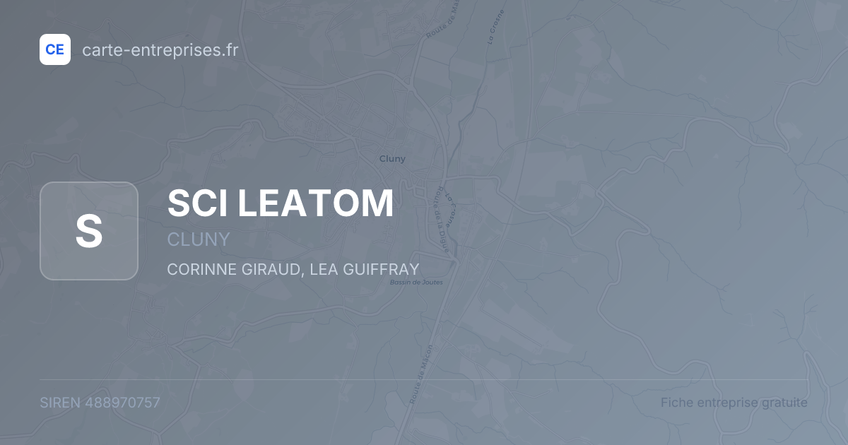 SCI LEATOM — 488970757 — fiche entreprise