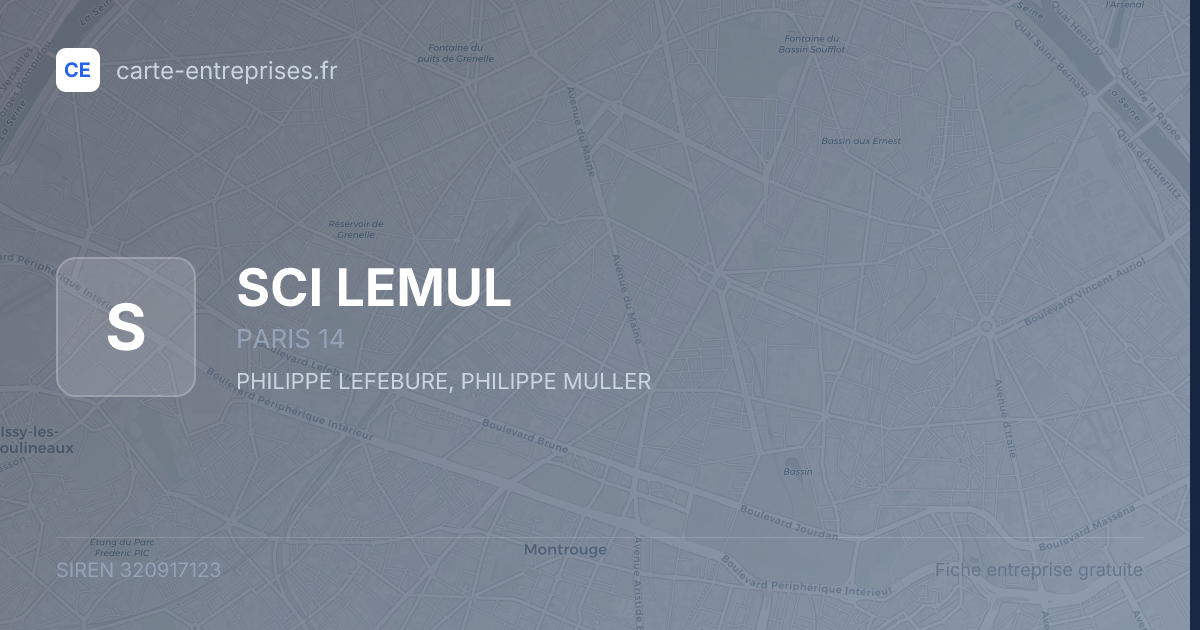 SCI LEMUL — 320917123 — fiche entreprise
