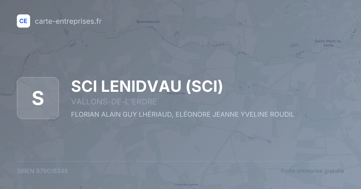 SCI LENIDVAU (SCI) — 979018348 — fiche entreprise