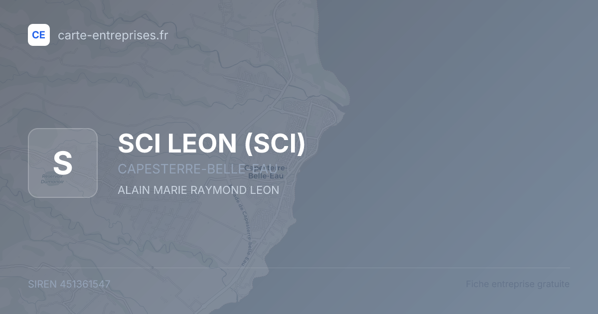 SCI  LEON (SCI) — 451361547 — fiche entreprise
