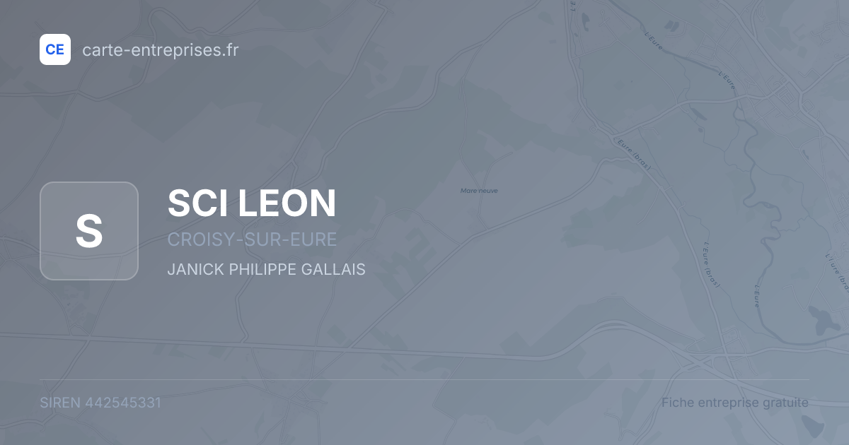 SCI LEON — 442545331 — fiche entreprise