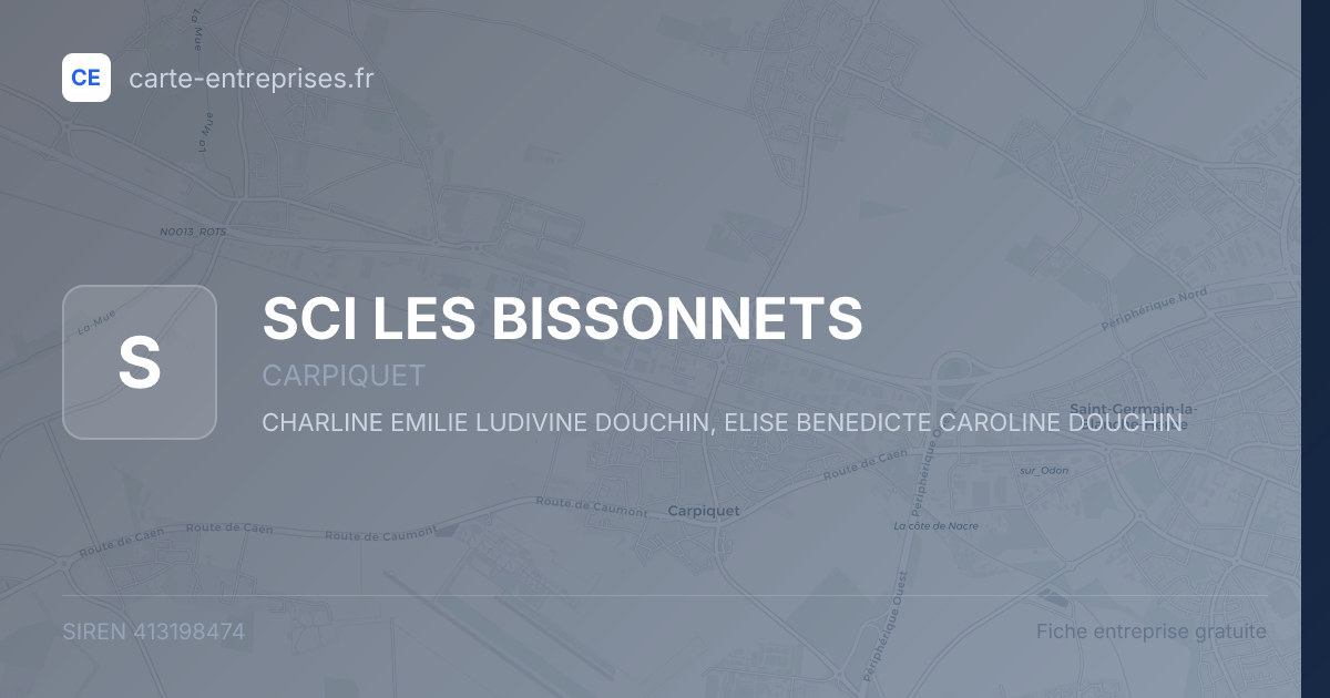 SCI LES BISSONNETS — 413198474 — fiche entreprise