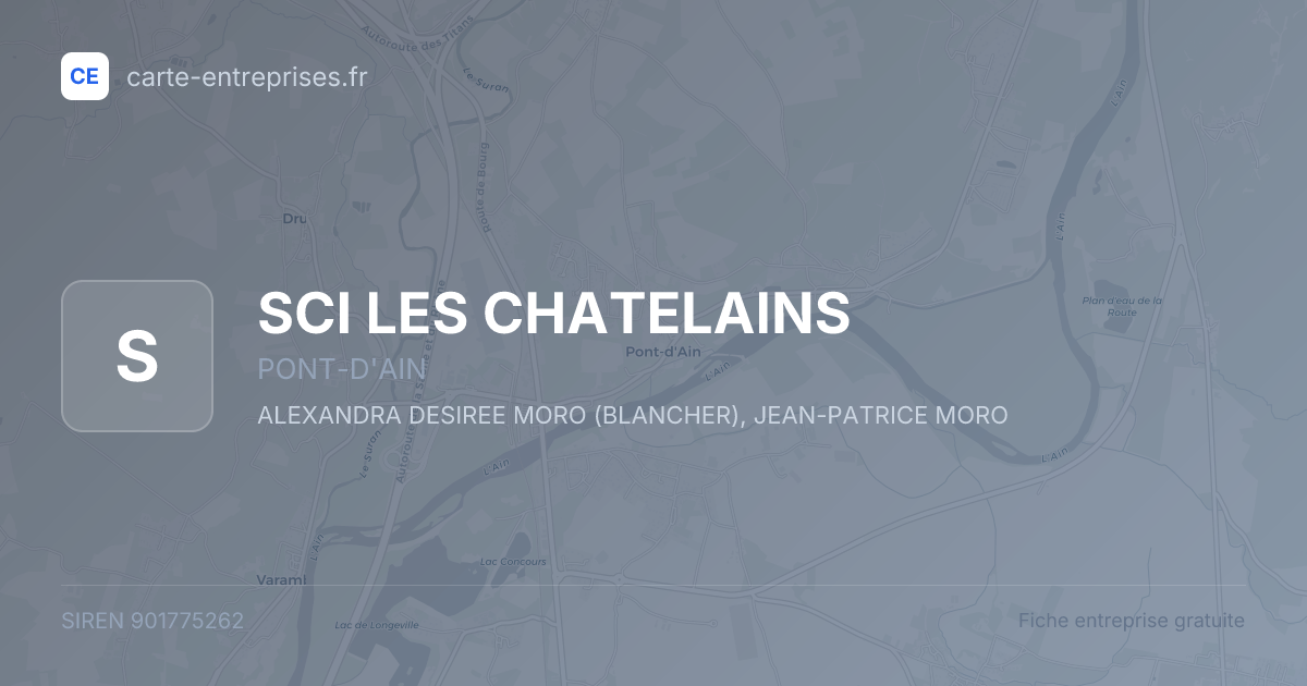 SCI LES CHATELAINS — 901775262 — fiche entreprise