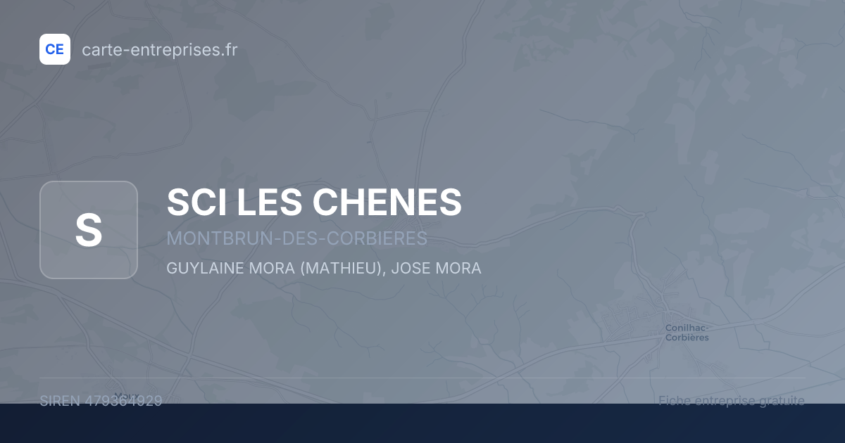 SCI LES CHENES — 479364929 — fiche entreprise