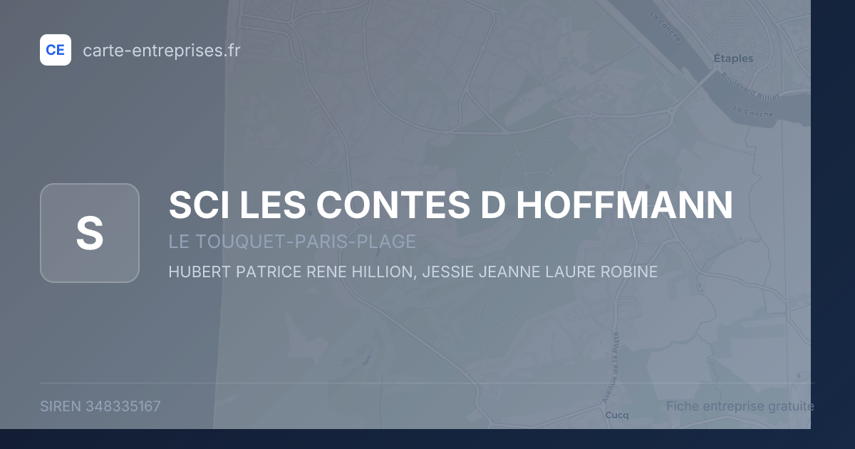 SCI LES CONTES D HOFFMANN — 348335167 — fiche entreprise