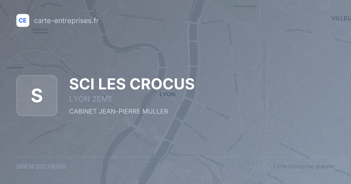 SCI LES CROCUS — 320316565 — fiche entreprise