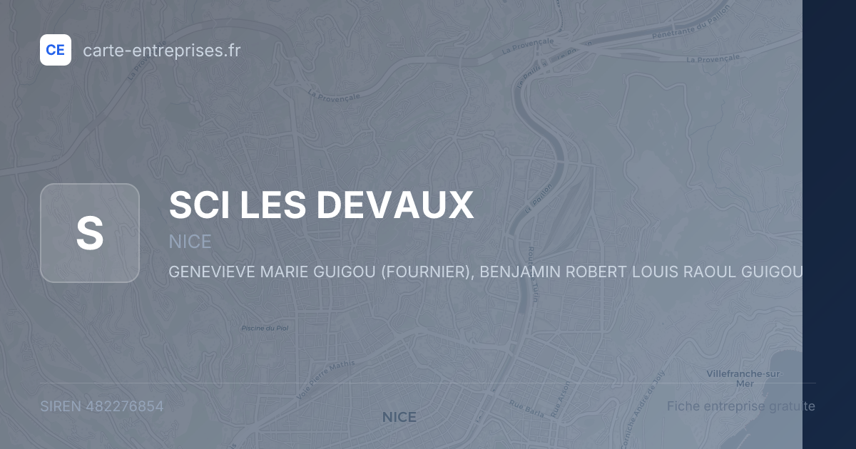 SCI LES DEVAUX — 482276854 — fiche entreprise