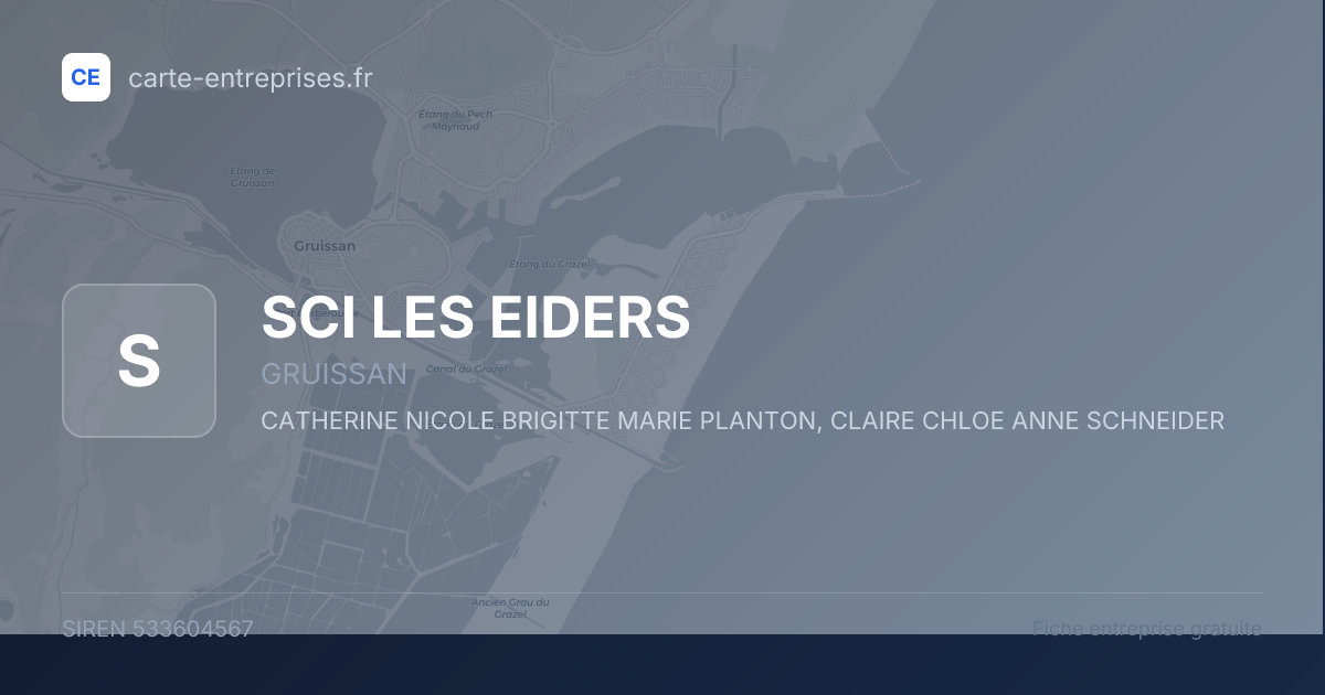 SCI LES EIDERS — 533604567 — fiche entreprise