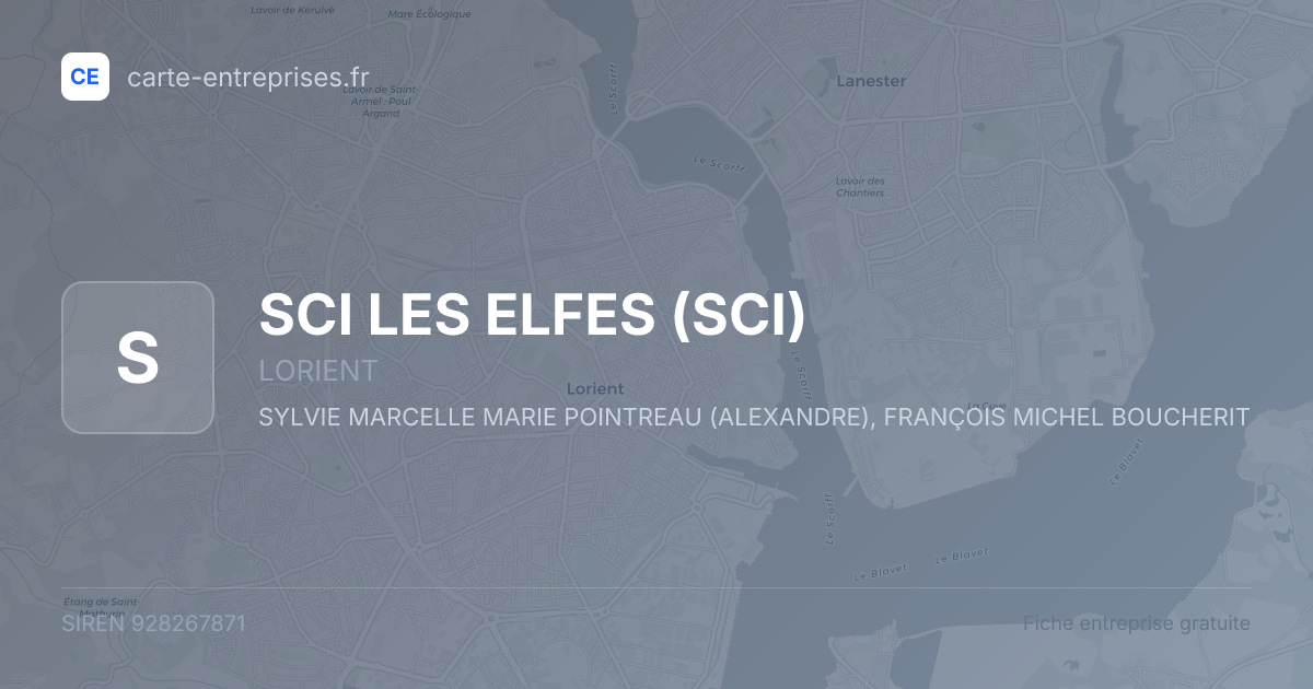 SCI LES ELFES (SCI) — 928267871 — fiche entreprise