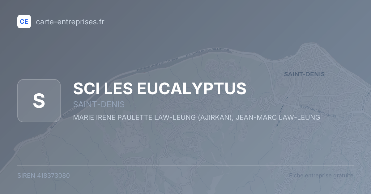 SCI LES EUCALYPTUS — 418373080 — fiche entreprise