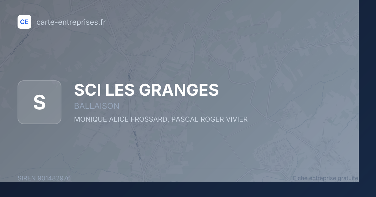 SCI LES GRANGES — 901482976 — fiche entreprise
