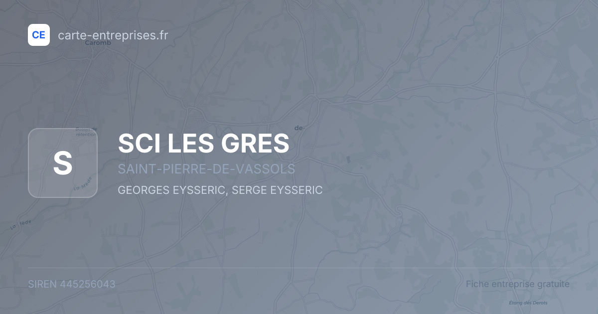 SCI LES GRES — 445256043 — fiche entreprise