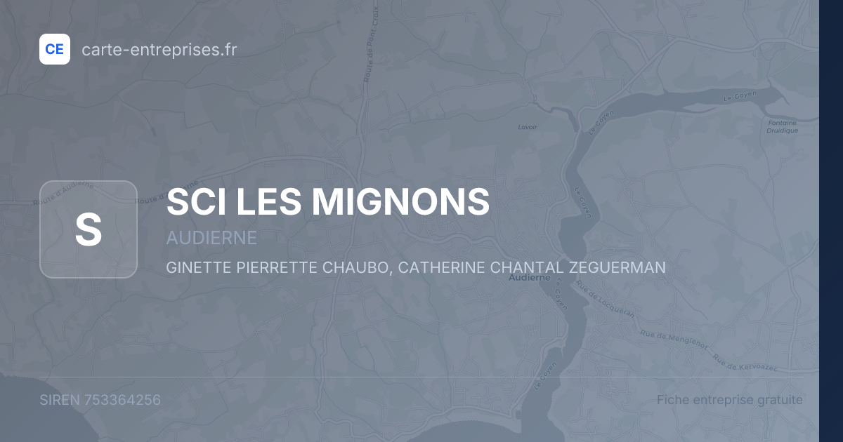 SCI LES MIGNONS — 753364256 — fiche entreprise