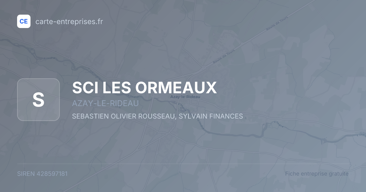 SCI LES ORMEAUX — 428597181 — fiche entreprise