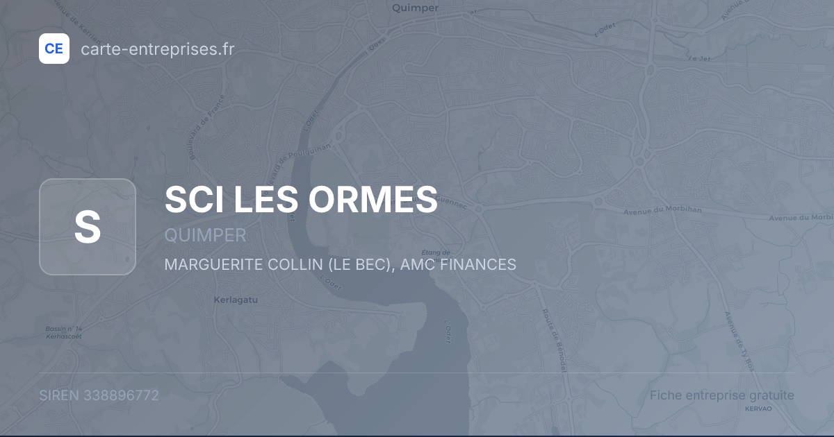SCI LES ORMES — 338896772 — fiche entreprise