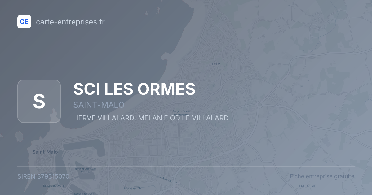 SCI LES ORMES — 379315070 — fiche entreprise