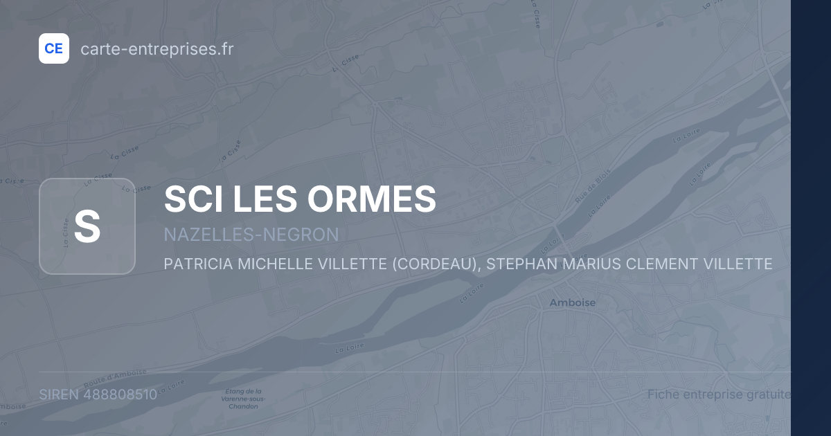 SCI LES ORMES — 488808510 — fiche entreprise