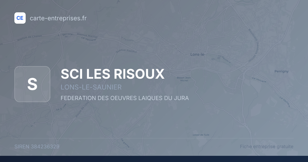 SCI LES RISOUX — 384236329 — fiche entreprise