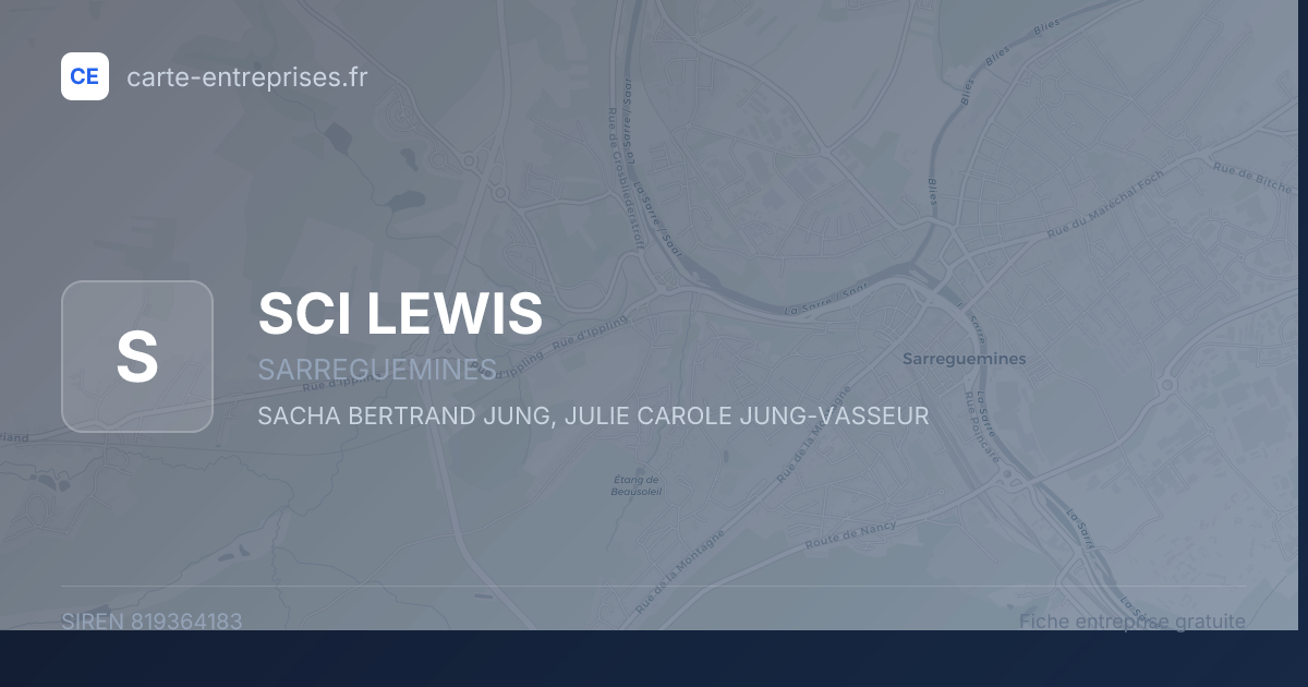 SCI LEWIS — 819364183 — fiche entreprise