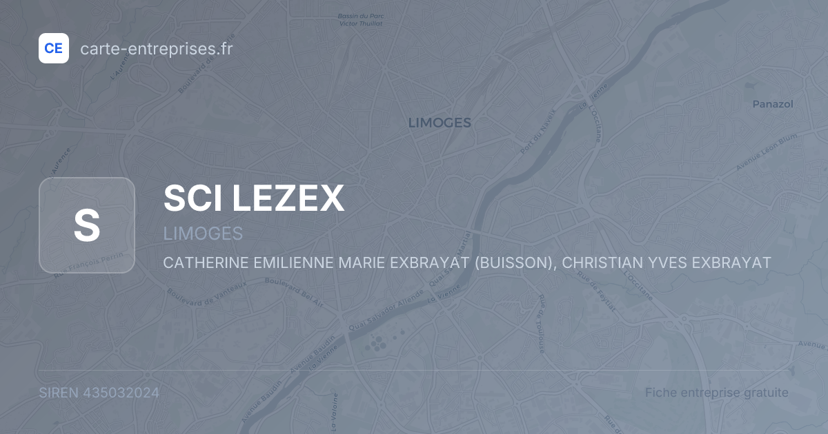 SCI LEZEX — 435032024 — fiche entreprise