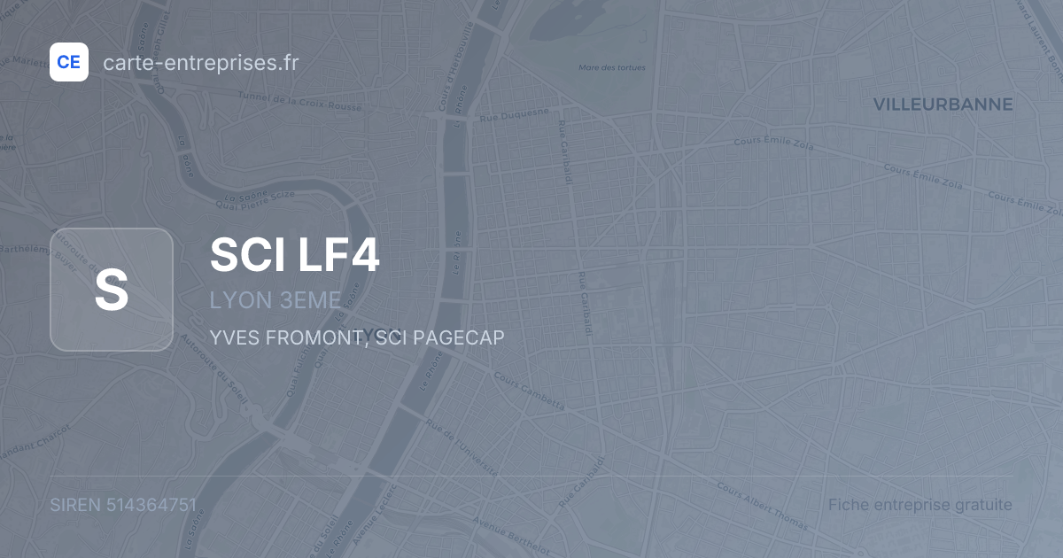 SCI LF4 — 514364751 — fiche entreprise