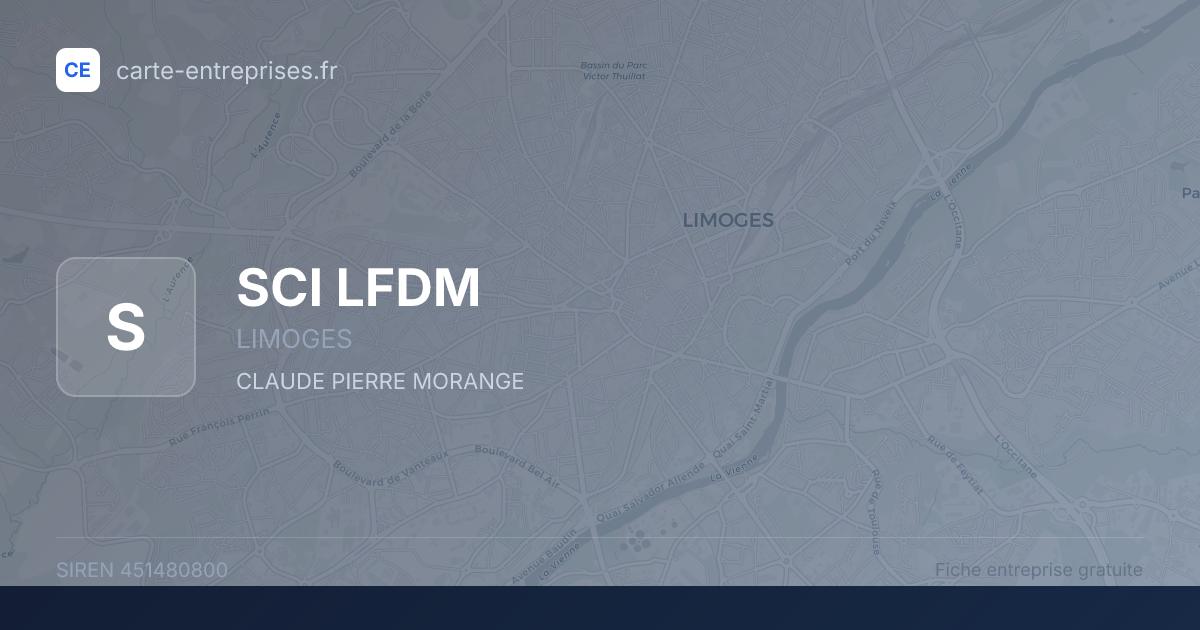 SCI LFDM — 451480800 — fiche entreprise