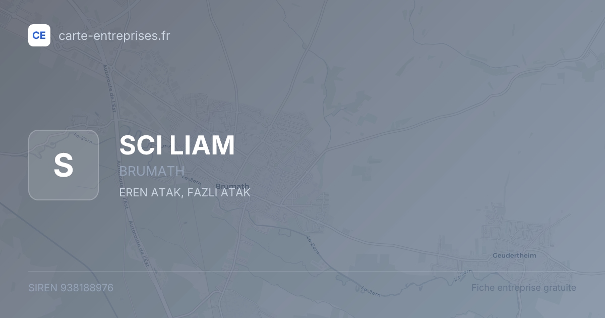 SCI LIAM — 938188976 — fiche entreprise