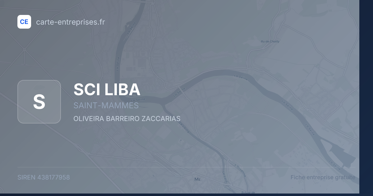 SCI LIBA — 438177958 — fiche entreprise